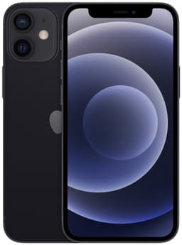 iPhone 12 Mini - 5G smartphone 64 GB (svart)