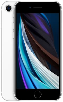 iPhone SE smarttelefon 64GB (hvit)