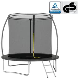 vidaXL Studsmatta rund 244x55 cm 100 kg