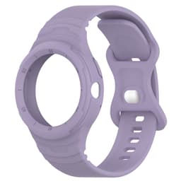 Klokkebånd med urkasse silikon Lilla Google Pixel Watch