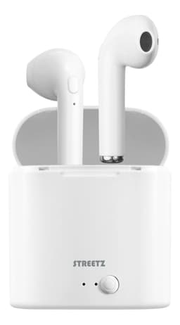 STREETZ True Wireless Grand semi-in-ear, 350 mAh case, white