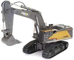 HuiNa Gravemaskin Grå m/Metallskuffe 2.4Ghz 1:14