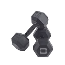 Toorx Hexagon Gummihantel - 40 kg
