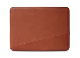 Decoded Macbook 14"" Leather Frame Sleeve Chocolate Brown