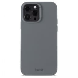holdit iPhone 13 Pro Max Deksel Silikon Space Gray