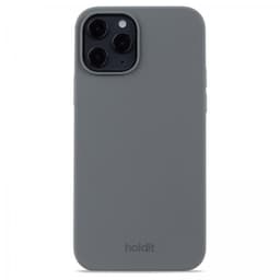 holdit iPhone 12/iPhone 12 Pro Deksel Silikon Space Gray