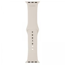 holdit Apple Watch 38/40/41mm Armbånd Silikone Light Beige