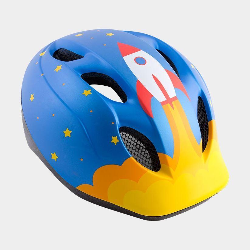 Met Superbuddy Blue Rocket/Matt, Cykelhjälm Blå Onesize