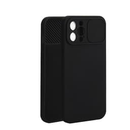 Puhelinkotelo liukukameran linssisuojalla Musta iPhone 12