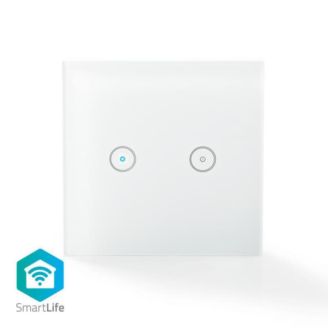 Smart lyskontakt med Wi-Fi | Dobbelt