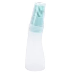 Silikoniöljypulloharja kannella Sininen 14.5 cm