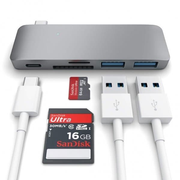 Satechi Type-C Pass-Through USB Hub