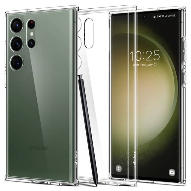 Spigen Ultra Hybrid skal Samsung Galaxy S23 Ultra - Crystal clear
