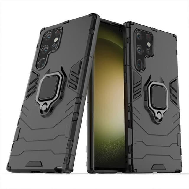 Hybrid Ring Case Samsung Galaxy S23 Ultra - Svart