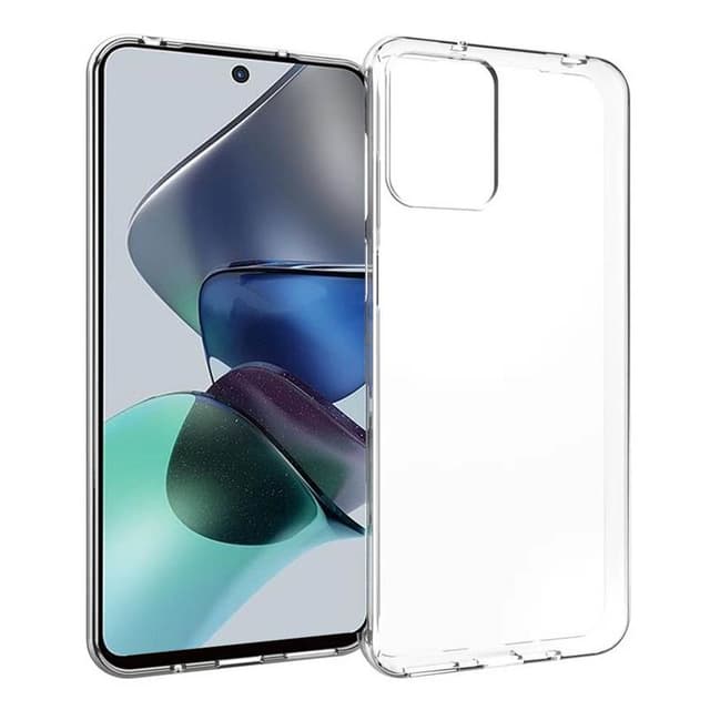 Silikonikotelo läpinäkyvä Motorola Moto G23