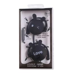 Rabbit Earbuds 3.5mm Over Ear hörlurar - Svart