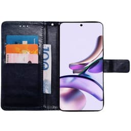 Wallet cover 3-kort Motorola Moto G13 - Mørkeblå