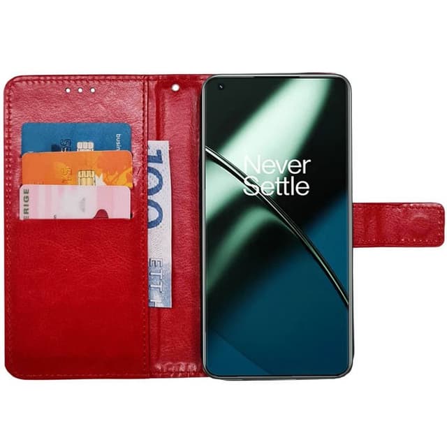 Mobil lommebok 3-kort OnePlus 11 - Rød