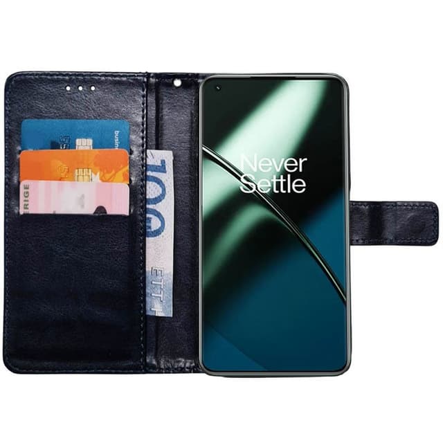 Lompakkokotelo 3-kortti OnePlus 11 - Tummansininen