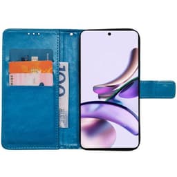 Mobil lommebok 3-kort Motorola Moto G13 - Lyseblå