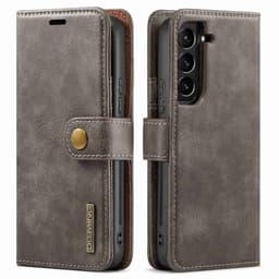 DG MING Samsung S23 2-i-1 Magnet Plånboksfodral - Grå