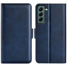 SKALO Samsung S23 Plus Premium Plånboksfodral - Blå