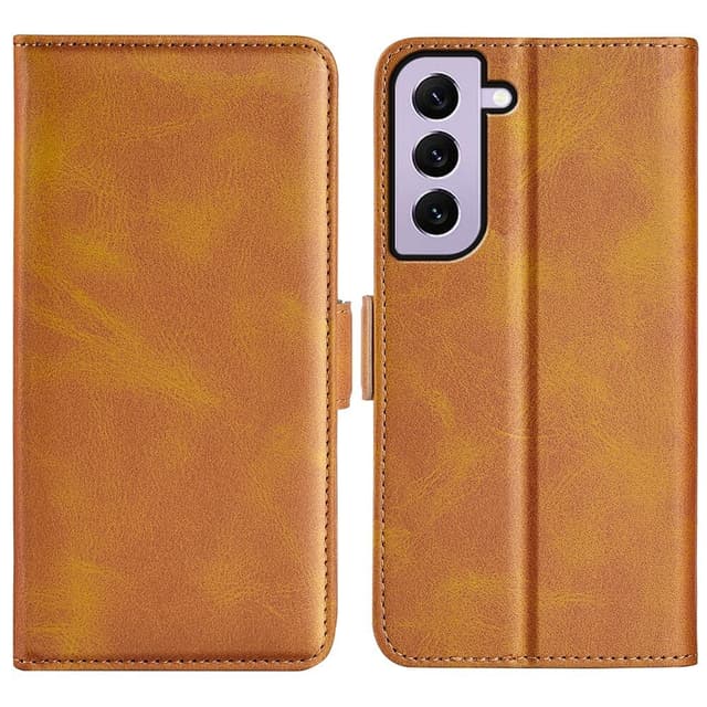 SKALO Samsung S23 Premium Wallet Flip Cover - Lys brun