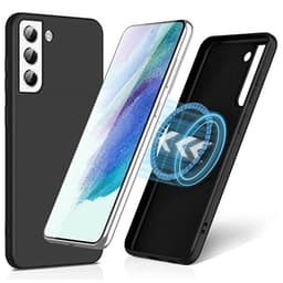 SKALO Samsung S23 Ultratunn TPU-Skal Magnetring - Svart
