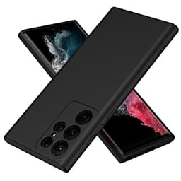 SKALO Samsung S23 Ultra Ultraohut TPU-kuori - Musta