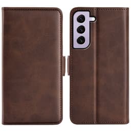 SKALO Samsung S23 Premium Wallet Lompakkokotelo - Ruskea