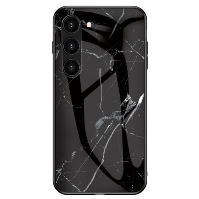 SKALO Samsung S23 Marmor hærdet glas TPU Cover - #3
