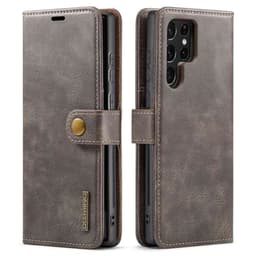 DG MING Samsung S23 Ultra 2-i-1 Magnet Pungetui - Grå