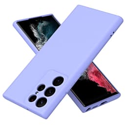 SKALO Samsung S23 Ultra Ultraohut TPU-kuori - Violetti