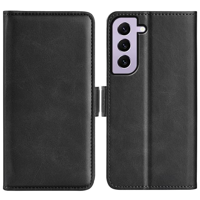 SKALO Samsung S23 Premium Wallet Lompakkokotelo - Musta
