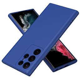 SKALO Samsung S23 Ultra Ultraohut TPU-kuori - Sininen