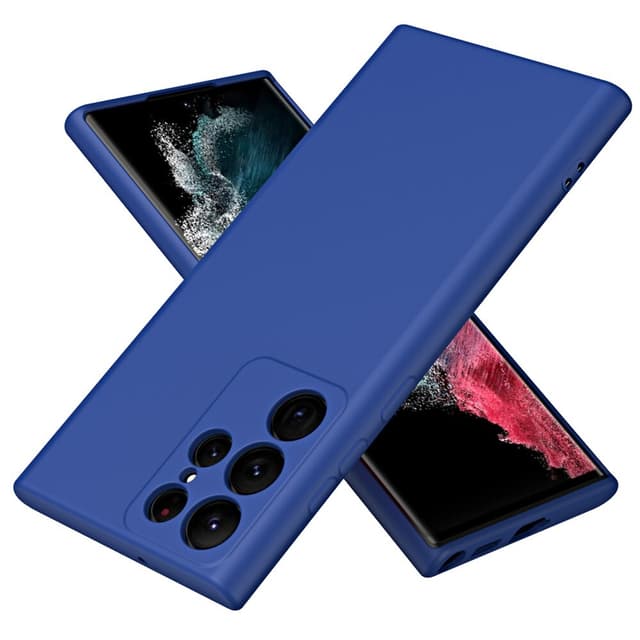 SKALO Samsung S23 Ultra Ultratynd TPU-skal - Blå