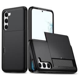 SKALO Samsung S23 Armor Skal Korthållare - Svart