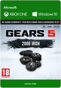 Gears of War 5: 2,000 Iron  + 250 Bonus Iron - PC Windows,XBOX One