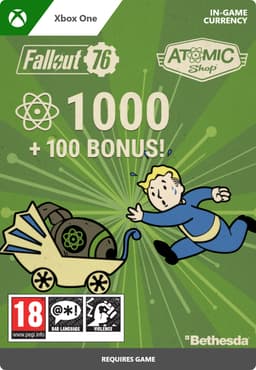 Fallout 76: 1000 (+100 Bonus) Atoms - XBOX One