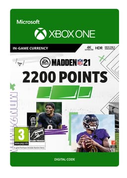 MADDEN NFL 21 - 2200 Madden Points - XBOX One,Xbox Series X,Xbox Serie