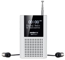 Radionette Explorer fickradio (vit)