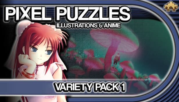 Pixel Puzzles Illustrations & Anime - Jigsaw Pack: Variety Pack 1 - PC