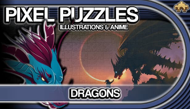 Pixel Puzzles Illustrations & Anime - Jigsaw Pack: Dragons - PC Window