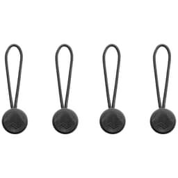 Perfect Design anker for bagasjestropper 4-pakning (sort)