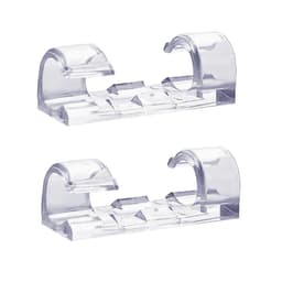 Självhäftande kabelhållare 20-pack Transparent S