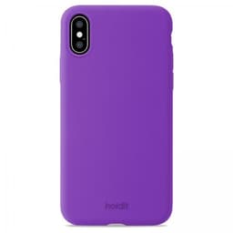 holdit iPhone X/iPhone Xs Cover Silikone Bright Purple