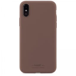 holdit iPhone X/iPhone Xs Cover Silikone Dark Brown