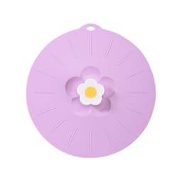 Ilmatiivis silikonikansi elintarvikkeiden säilytykseen Violetti 20 cm
