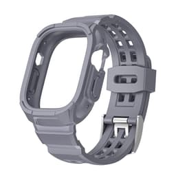 INF Apple Watch Ultra Ice Armor Frosted TPU:lla integroitu kelloranneke Harmaa