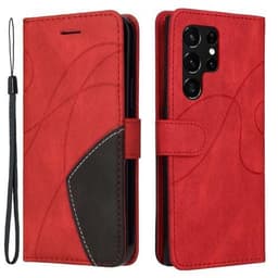 KS Plånboksfodral till Samsung Galaxy S23 Ultra - Röd